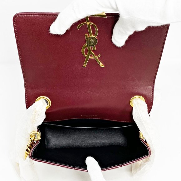 Saint Laurent Medium Vicky Matelassé Leather Bag - Picture 7 of 9